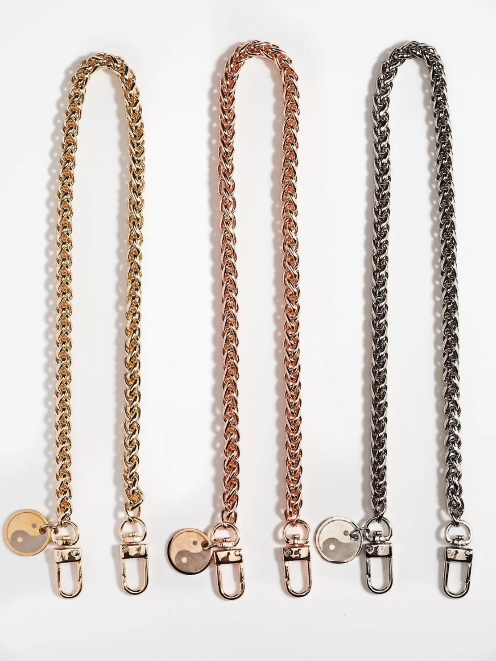 Braided Chain Straps - Gold, Rose Gold, Gunmetal